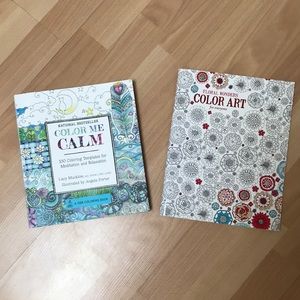 Bundle Lot of 2 Coloring Books 1 NWT and 1 EUC
